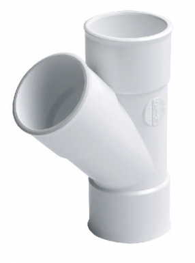 CULOTTE FEMELLE-FEMELLE 45° Ø 40 EN PVC BLANC. Quincaillerie Sénégalaise est la solution idéale pour tous vos besoins en matériel de plomberie et quincaillerie. Des produits fiables et un service client dédié. Faites confiance au leader du marché au Sénégal.