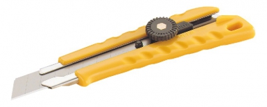 CUTTER 18 MM OLFA L1 GROS TRAVAUX -- LAME SÉCABLE 18 MM - CORPS EN PLASTIQUE DUR JAUNE - GUIDE LAME ACIER. À la recherche de solutions pour vos travaux de plomberie ou de construction ? Quincaillerie Sénégalaise vous offre une sélection variée de produits de qualité. Livraison rapide et satisfaction garantie.