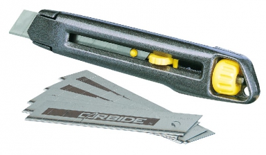 CUTTER INTERLOCK 18 MM - SYSTÈME INTERLOCK DE BLOCAGE DE LA LAME POUR PRÉVENIR LE SOULÈVEMENT DE LA LAME + 5 LAMES CARBIDE OFFERTES. Chez Quincaillerie Sénégalaise, nous offrons des solutions adaptées à vos besoins en plomberie, bâtiment et quincaillerie. Commandez en ligne et gagnez du temps avec notre livraison rapide.