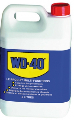 DÉGRIPPANT W.D.40 - BIDON 5 L. Quincaillerie Sénégalaise met à votre disposition des solutions robustes pour vos besoins en bâtiment, plomberie et industrie. Achetez en ligne et recevez vos produits rapidement.