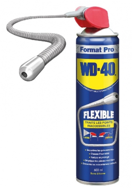 DÉGRIPPANT W.D.40 SYSTÈME PROFESSIONNEL - 18 CM DE TUBE FLEXIBLE ET REPOSITIONNABLE - 600 ML. Quincaillerie Sénégalaise est la solution idéale pour tous vos besoins en matériel de plomberie et quincaillerie. Des produits fiables et un service client dédié. Faites confiance au leader du marché au Sénégal.