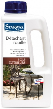 DÉTACHANT ROUILLE POUR SOLS EXTÉRIEURS - SUR PIERRES, PAVÉS, DALLES DE TERRASSES, CARRELAGE, BORDS DE PISCINE - FORMULE CONCENTRÉE - 1 L. Faites confiance à Quincaillerie Sénégalaise pour vos équipements de plomberie et de bâtiment. Nous offrons des produits durables pour vos projets de rénovation ou de construction. Commandez dès maintenant en toute simplicité.