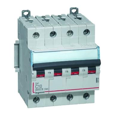 DISJONCTEUR DX³6000 10KA ARRIVÉE HAUTE ET DÉPART BAS À VIS 4P 400V~ - 63A - COURBE C - POUR PEIGNE HX³ TRADITIONNEL. Quincaillerie Sénégalaise est le choix idéal pour vos équipements de bâtiment et fournitures industrielles. Nous vous garantissons des produits fiables à des prix compétitifs. Commandez en ligne dès maintenant.