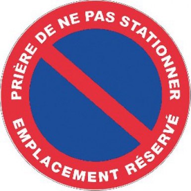 DISQUE "INTERDICTION DE STATIONNER EMPLACEMENT RÉSERVÉ" LETTRES BL. F. ROUGE, Ø 300 MM. Quincaillerie Sénégalaise, votre spécialiste en quincaillerie et équipement industriel, vous offre des produits durables et performants. Faites vos achats en ligne et gagnez du temps. Nos experts sont là pour vous conseiller.