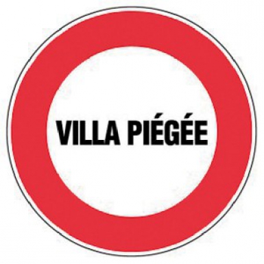 DISQUE "VILLA PIÉGÉE" LETTRES ROUGES FOND BLANC/ROUGE, Ø 300 MM. Découvrez Quincaillerie Sénégalaise, votre boutique de confiance pour la quincaillerie, la plomberie et les fournitures industrielles. Nous garantissons des produits durables et un service professionnel.