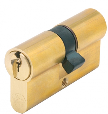 DOUBLE CYLINDRE PROFILÉ EUROPÉEN VACHETTE 5 ( 30X30 ) LAITON 3 CLÉS S’ ENTR.
