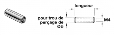 DOUILLE LISSE Ø 5 MM FILETAGE M4 LG. 15 MM ​​ ​. Quincaillerie Sénégalaise est votre destination en ligne pour des équipements de qualité en plomberie, bâtiment et industrie. Faites vos achats facilement et bénéficiez de nos prix attractifs.