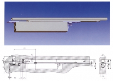 FERME-PORTE BOXER FORCE FERMETURE 2-4 VANTAIL MAX. KG LARG.  EP. : 130 KG 1100 MM 40 MM. Quincaillerie Sénégalaise met à votre disposition des solutions robustes pour vos besoins en bâtiment, plomberie et industrie. Achetez en ligne et recevez vos produits rapidement.