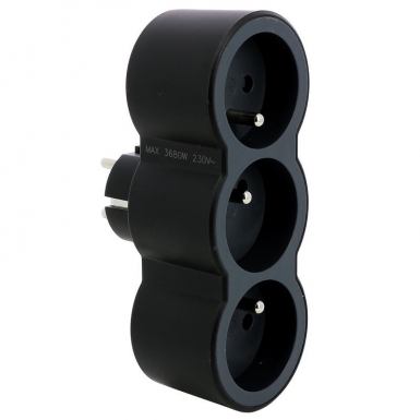 FICHE TRIPLITE AVEC 3 PRISES FRONTALES AVEC TERRE 16A 3680W - NOIR ET GRIS FONCÉ. Pour vos projets de construction et de bricolage, Quincaillerie Sénégalaise est là pour vous. Nous proposons des solutions adaptées à vos besoins avec un excellent rapport qualité-prix. Commandez et recevez vos articles rapidement.