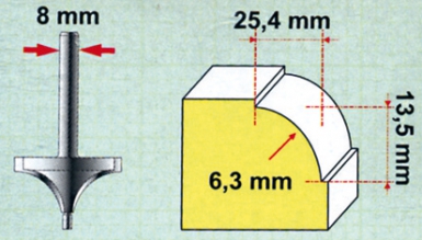 FRAISE 1/4 DE ROND AVEC ROULEMENT À BILLE - CARBURE - QUEUE Ø 8 MM - LONG. UTIL. 13,5 MM. Besoin d'équipement de plomberie ou d'outillage ? Quincaillerie Sénégalaise vous offre un service rapide et efficace. Découvrez nos produits de qualité adaptés à vos projets.