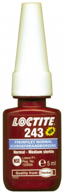 FREINFILET NORMAL "LOCTITE 243" - FREINAGE ET ÉTANCHÉITÉ DE TOUS ASSEMBLAGES FILETÉS - 50 ML. Quincaillerie Sénégalaise est la référence au Sénégal pour l'achat de fournitures industrielles et de bâtiment. Nous garantissons des produits durables et un service client exemplaire. Commandez dès maintenant en toute simplicité.