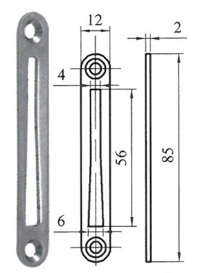 GÂCHE 83 DE CRÉMONE À MORTAISER - POUR PANNETON - ACIER ZINGUÉ - HXLXE : 85X12X 4. Quincaillerie Sénégalaise propose des équipements fiables pour tous vos besoins en construction et rénovation. Explorez notre boutique en ligne pour des solutions de qualité. Nous sommes là pour vous accompagner.