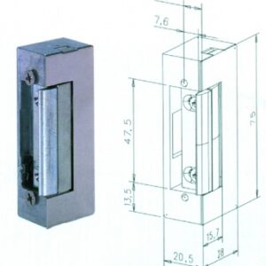 GÂCHE ÉLECTRIQUE RÉVERSIBLE 12V À ÉMISSION + CONTACT STATIONNAIRE. Quincaillerie Sénégalaise est votre expert en quincaillerie, plomberie et fournitures industrielles. Faites confiance à notre expertise pour vos travaux au Sénégal. Commandez maintenant et bénéficiez de nos offres attractives.