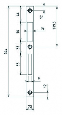 GÂCHE PLATE INOX 244 X 20 X 2,5 MM. Découvrez Quincaillerie Sénégalaise, votre boutique en ligne spécialisée dans le bâtiment, la plomberie, et l'équipement industriel. Profitez de notre expertise pour réussir vos projets. Nos produits sont conçus pour durer.