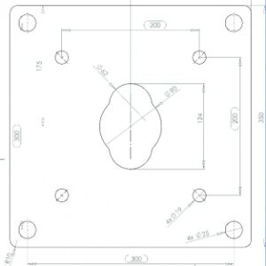 GABARIT DE SCELLEMENT - DIMENSIONS 350X350X3 MM. Quincaillerie Sénégalaise est le choix idéal pour vos équipements de bâtiment et fournitures industrielles. Nous vous garantissons des produits fiables à des prix compétitifs. Commandez en ligne dès maintenant.