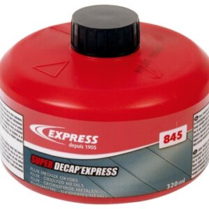 GEL DÉCAPANT "SUPER DECAP' EXPRESS 845" POUR MÉTAUX OXYDÉS 320 ML, SOUDURE ÉTAIN. Faites confiance à Quincaillerie Sénégalaise pour tous vos besoins en quincaillerie et équipements industriels. Nos produits sont conçus pour durer. Passez commande en ligne dès aujourd'hui.