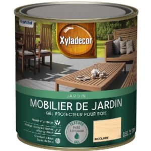 GEL PROTECTEUR XYLADECOR - PHASE HUILEUSE POUR MOBILIER DE JARDIN EN BOIS TOUTES ESSENCES - PROTECTION EXTRÊME CONTRE  ENCRASSEMENT, TÂCHES ET RAYURES- TECK MAT - 0,5 L. Quincaillerie Sénégalaise met à votre disposition des solutions robustes pour vos besoins en bâtiment, plomberie et industrie. Achetez en ligne et recevez vos produits rapidement.