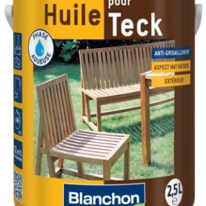 HUILE POUR TECK - RENDEMENT INDICATIF : 12 M²/L/COUCHE - ASPECT MAT - COND. 2,5 L. Chez Quincaillerie Sénégalaise, nous mettons à votre disposition un large choix de produits de quincaillerie et plomberie. Qualité et fiabilité sont notre promesse. Passez commande en ligne en toute simplicité.