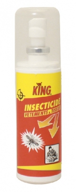 INSECTICIDE VÊTEMENTS ET TISSUS KING - PROTÈGE PLUSIEURS MOIS - 100 CC. Faites confiance à Quincaillerie Sénégalaise pour tous vos besoins en quincaillerie et équipements industriels. Nos produits sont conçus pour durer. Passez commande en ligne dès aujourd'hui.