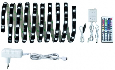 KIT DE BASE RUBAN LED NOIR “ RGB “ + TÉLÉCOMMANDE 1X17,8 W 230/12V INCL. 24 VA LG. 3 M. Quincaillerie Sénégalaise est la référence au Sénégal pour l'achat de fournitures industrielles et de bâtiment. Nous garantissons des produits durables et un service client exemplaire. Commandez dès maintenant en toute simplicité.