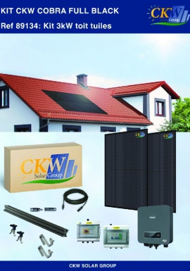 KIT FULL BLACK COBRA 3KW TOIT TUILE. Quincaillerie Sénégalaise est votre expert en quincaillerie, plomberie et fournitures industrielles. Faites confiance à notre expertise pour vos travaux au Sénégal. Commandez maintenant et bénéficiez de nos offres attractives.
