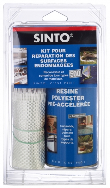 KIT SINTOFER 500 - 1/2 L RÉSINE, 1/2 M2 TISSU. Pour vos travaux au Sénégal, faites confiance à Quincaillerie Sénégalaise. Nos produits de qualité garantissent la réussite de vos projets. Commandez rapidement en ligne et économisez du temps.