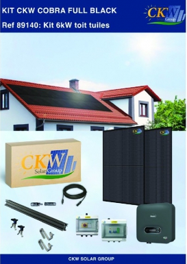 KIT SOLAIRE FULL BLACK COBRA CLÉ EN MAIN ONDULEUR 6KW-16 PANNEAUX 375W-TOIT TUILE ETN. Quincaillerie Sénégalaise est la solution idéale pour tous vos besoins en matériel de plomberie et quincaillerie. Des produits fiables et un service client dédié. Faites confiance au leader du marché au Sénégal.