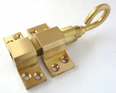 LOQUETEAU DE VASISTAS À ŒIL 161/2 40X14 MM CHROMÉ