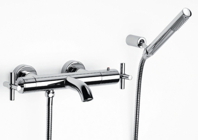 MÉLANGEUR BAIN-DOUCHE MURAL THERMOSTATIQUE AVEC DOUCHETTE LOFT - CHROMÉ. Pour vos projets de construction, choisissez Quincaillerie Sénégalaise, votre expert en bâtiment et plomberie. Nous proposons des solutions durables et abordables. Passez commande en quelques clics.
