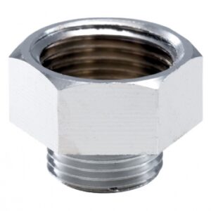 MAMELON DE RÉDUCTION FEMELLE MÂLE LAITON CHROMÉ - FILETAGE 15 X 21 / 12 X 17. Pour vos travaux au Sénégal, faites confiance à Quincaillerie Sénégalaise. Nos produits de qualité garantissent la réussite de vos projets. Commandez rapidement en ligne et économisez du temps.