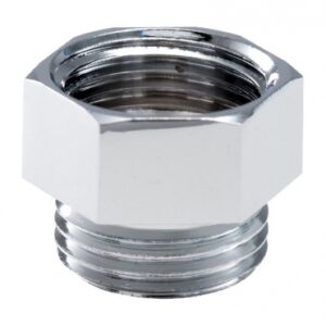 MAMELON ÉGAL MÂLE FEMELLE LAITON CHROMÉ - FILETAGE 12 X 17. Quincaillerie Sénégalaise, votre spécialiste en quincaillerie et équipement industriel, vous offre des produits durables et performants. Faites vos achats en ligne et gagnez du temps. Nos experts sont là pour vous conseiller.