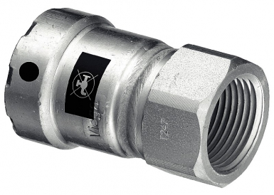 MANCHON MIXTE FEMELLE ACIER MEGAPRESS 1/2". Quincaillerie Sénégalaise est la solution idéale pour tous vos besoins en matériel de plomberie et quincaillerie. Des produits fiables et un service client dédié. Faites confiance au leader du marché au Sénégal.