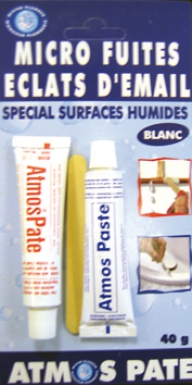 MASTIC 2 COMPOS. "ATMOSPATE" POUR FUITES D'EAU, FISSURES, POROSITÉS, ÉCLATS D'ÉMAIL. Pour vos projets au Sénégal, Quincaillerie Sénégalaise propose une large gamme de produits de qualité pour le bâtiment et la plomberie. Commandez en ligne et simplifiez vos achats.
