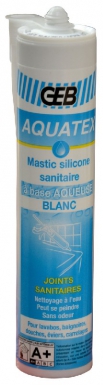 MASTIC AQUATEX SILICONE À BASE AQUEUSE - JOINTS SANITAIRES - BLANC - CART. 300 ML. Pour vos travaux au Sénégal, faites confiance à Quincaillerie Sénégalaise. Nos produits de qualité garantissent la réussite de vos projets. Commandez rapidement en ligne et économisez du temps.