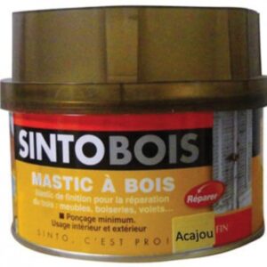 MASTIC À BOIS SINTOBOIS FIN ACAJOU DURCISSEUR - BOÎTE 500 ML. Avec Quincaillerie Sénégalaise, bénéficiez de produits de quincaillerie et de plomberie de haute qualité pour tous vos projets. Notre boutique en ligne vous facilite la vie avec un service rapide et fiable.