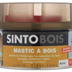 MASTIC À BOIS SINTOBOIS FIN BLANC + DURCISSEUR - BOÎTE 500 ML. Quincaillerie Sénégalaise, votre boutique de référence pour des produits de plomberie, bâtiment, et quincaillerie. Achetez facilement en ligne et recevez vos articles à domicile.