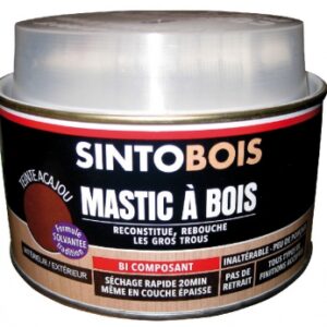 MASTIC À BOIS SINTOBOIS STANDARD ACAJOU + DURCISSEUR - BOÎTE 1000 ML - 1,040 KG. Quincaillerie Sénégalaise est votre allié pour vos projets de construction, de rénovation et de bricolage. Nous proposons une large gamme de produits pour répondre à tous vos besoins. Achetez en ligne en toute confiance.