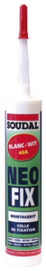 MASTIC-COLLE DE FIXATION "NEOFIX" - BLANC - BOIS, BRIQUE, BÉTON, MÉTAL - CART. 310 ML. Chez Quincaillerie Sénégalaise, trouvez tout ce qu’il vous faut pour vos travaux de rénovation ou d’aménagement. Nos produits répondent aux besoins des professionnels comme des particuliers. Commandez en toute simplicité.