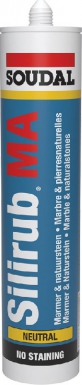 MASTIC "SILIRUB MA" SILICONE NEUTRE - TRAVERTIN - JOINTS SANITAIRE ET MATÉRIAUX POREUX - CART. 310 ML. Pour vos projets de construction et de bricolage, Quincaillerie Sénégalaise est là pour vous. Nous proposons des solutions adaptées à vos besoins avec un excellent rapport qualité-prix. Commandez et recevez vos articles rapidement.