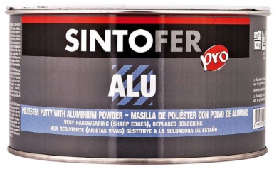 MASTIC SINTOFER PRO ALU POLYESTER - REMPLACEMENT DE L'ÉTAIN DANS LES RÉPARATIONS DE CARROSSERIES - BOÎTE 1,660 KG. Optez pour Quincaillerie Sénégalaise pour tous vos besoins en matériaux de construction et quincaillerie. Notre boutique en ligne vous offre une expérience d'achat pratique et sécurisée. Faites le choix de la qualité.