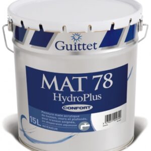MAT 78 HYDROPLUS - PEINTURE ACRYLIQUE MAT SEMI TENDU - INTÉRIEUR - COL: BLANC - 15 L. Quincaillerie Sénégalaise est votre allié pour vos projets de construction, de rénovation et de bricolage. Nous proposons une large gamme de produits pour répondre à tous vos besoins. Achetez en ligne en toute confiance.