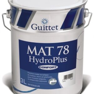 MAT 78 HYDROPLUS - PEINTURE ACRYLIQUE MAT SEMI TENDU - INTÉRIEUR - COL: BLANC - 3 L. Quincaillerie Sénégalaise, votre partenaire pour des projets réussis, propose une gamme variée de matériaux de construction et d'outillage. Faites vos achats en ligne et bénéficiez d'une livraison rapide et fiable.
