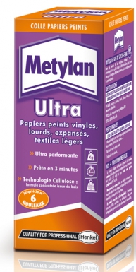 METYLAN ULTRA - COLLE POUR PAPIERS VINYLS LOURDS EXPANSÉS, TEXTILES LÉGERS- 200 GR. Avec Quincaillerie Sénégalaise, équipez-vous pour réussir vos projets de plomberie et bâtiment. Nous offrons des produits fiables et durables à des prix compétitifs. Profitez d'une livraison rapide et d'un excellent service client.