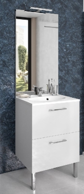 MEUBLE SOUS-PLAN TOILETTE EKO'LINE 60 CM (H 85 CM / P 46 CM) - 2 TIROIRS - BLANC BRILLANT. Quincaillerie Sénégalaise, votre spécialiste en quincaillerie et équipement industriel, vous offre des produits durables et performants. Faites vos achats en ligne et gagnez du temps. Nos experts sont là pour vous conseiller.