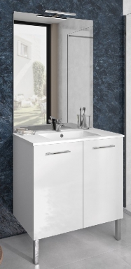 MEUBLE SOUS-PLAN TOILETTE EKO'LINE 80 CM (H 85 CM / P 46 CM) - 2 PORTES - BLANC BRILLANT. Avec Quincaillerie Sénégalaise, trouvez tout le matériel de plomberie, quincaillerie, et bâtiment dont vous avez besoin. Nous proposons une large gamme d'équipements fiables pour vos travaux. Simplifiez vos projets grâce à notre service rapide et efficace.