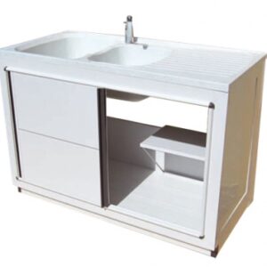 MEUBLE SOUS-ÉVIER 2 PORTES - LARGEUR : 900 MM. Quincaillerie Sénégalaise est votre destination en ligne pour des équipements de qualité en plomberie, bâtiment et industrie. Faites vos achats facilement et bénéficiez de nos prix attractifs.