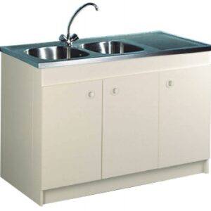 MEUBLE SOUS-ÉVIER 3 PORTES - LARGEUR : 1200 MM. Quincaillerie Sénégalaise, votre partenaire pour des projets réussis, propose une gamme variée de matériaux de construction et d'outillage. Faites vos achats en ligne et bénéficiez d'une livraison rapide et fiable.