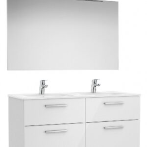 MEUBLE VICTORIA 120 CM (H 53,0-86,5 CM / P 51,5 CM) - 4 TIROIRS - BLANC (PIEDS EN OPTION). À la recherche de solutions pour vos travaux de plomberie ou de construction ? Quincaillerie Sénégalaise vous offre une sélection variée de produits de qualité. Livraison rapide et satisfaction garantie.