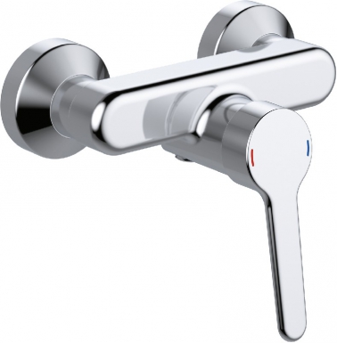 MITIGEUR DOUCHE MURAL OKYRIS PRO – POIGNÉE PLEINE – FINITION CHROMÉ