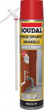 MOUSSE EXPANSIVE PU LOW MDI - CHAMPAGNE AVEC SRUCTURE CELLULAIRE - CARTOUCHE 500 ML. Quincaillerie Sénégalaise, c'est votre partenaire pour des équipements de qualité en plomberie, bâtiment et industrie. Profitez de nos prix compétitifs et d'un service client dédié.